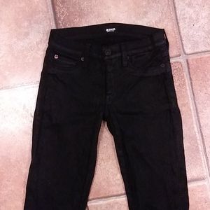 Hudson black skinny jeans size 24
